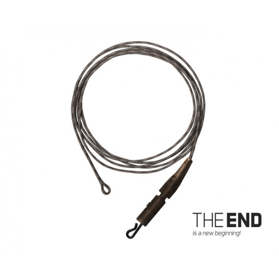 Návazec THE END Leadcore + PIN clip / 3ks-1m