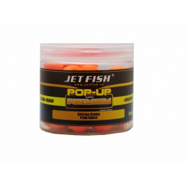 JetFish - Plovoucí boiliesPremium clasicc POP-UP 16 mm/60g - ŠVESTKA/ČESNEK