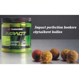 Boilies TANDEM BAITS Impact Perfection Hookers 18mm/250ml - MEDOVÝ SIRUP