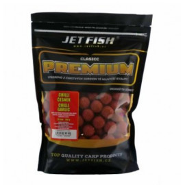 JetFish - Boilies CLASICC PREMIUM - CHILLI/ČESNEK 20mm 700g
