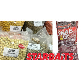 STARBAITS Global boilies 20mm 10kg - Krmné boilies HALIBUT