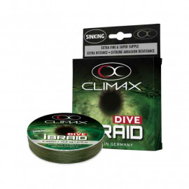 CLIMAX  Potápivá šňůra iBraid DIVe olivová 0,10mm/4,1kg/135m