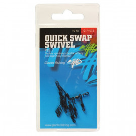 Obratlíky GIANTS FISHING Quick Swap Swivel vel. 7 10ks