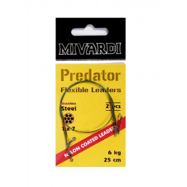 MIVARDI - Predator lanko obratlík + karabinka 12kg 45cm 2ks