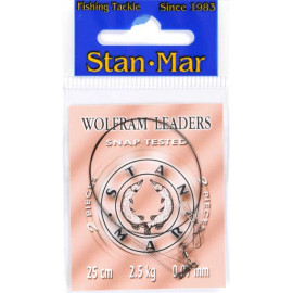 STAN-MAR - Wolframové lanko 25cm/2,5kg/0,07mm/2ks
