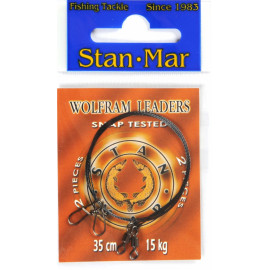STAN-MAR wolframové lanko 35cm/15kg/0,30mm/2ks