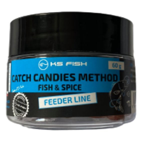 KS Fish Catch candies method 60g fish and spice-KS211592