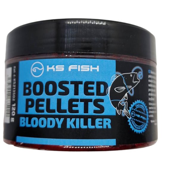 KS Fish Boosted Pellets 120g Bloddy Killer-KS213502