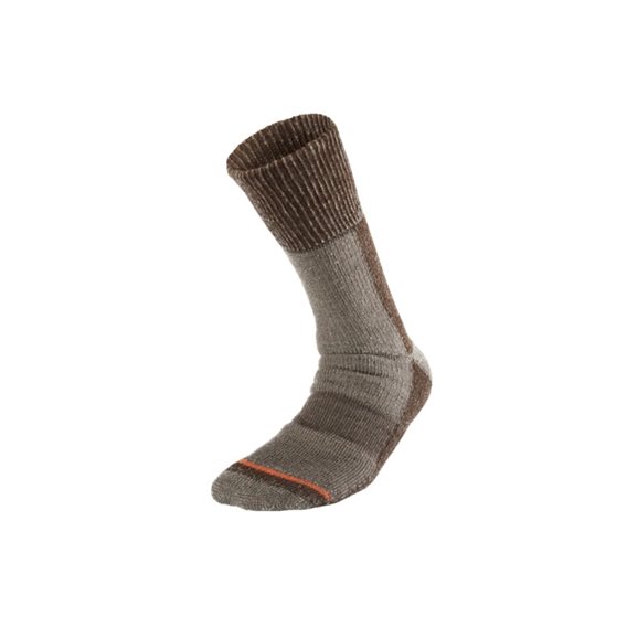 Merino ponožky Geoff Anderson Woolly sock hnědé 37-40