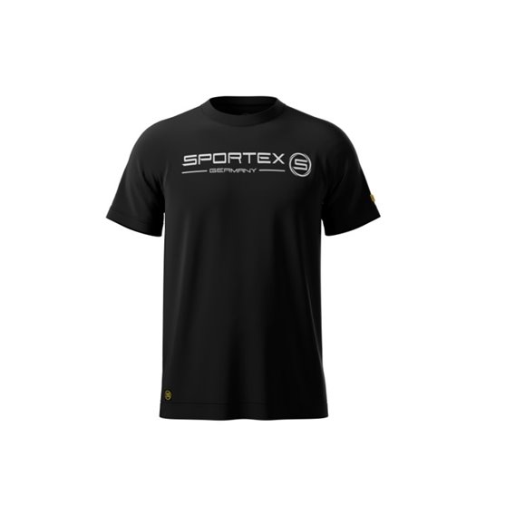 Sportex rybářské tričko T-Shirt černé s logem vel.L