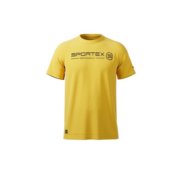 Sportex rybářské tričko T-Shirt žluté s logem vel.4xl