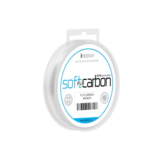 Delphin SOFT FLR CARBON - 100% fluorocarbon-0,128mm 1,38kg 50m
