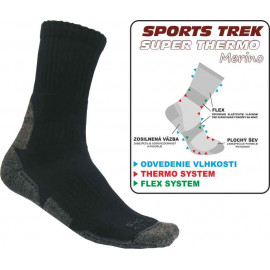 Ponožky SPORTST REK SUPER THERMO Merino 43-46