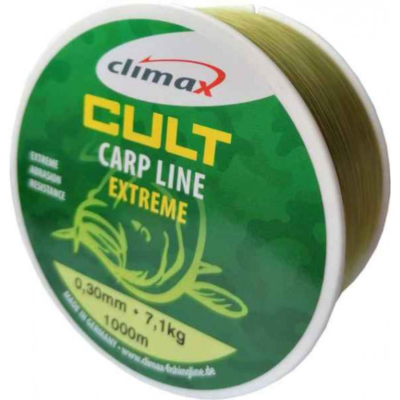 Silon CLIMAX CULT Carp Line Extreme mattolive 1000m 0,30mm