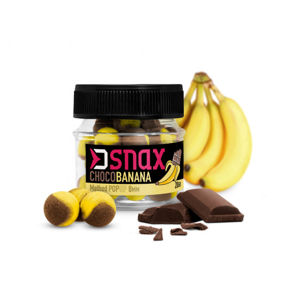 Nástraha D SNAX POP 8mm/20g-Čokoláda-Banán