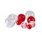 PFS průhledné korálky - Round Glass Beads  Velikost 4 mm, 25ks/bal-2125804