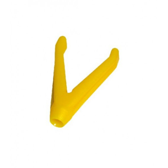 Daemons rohatinka, plastová, žlutá otvor 5mm varianta: přední "V"-D20003