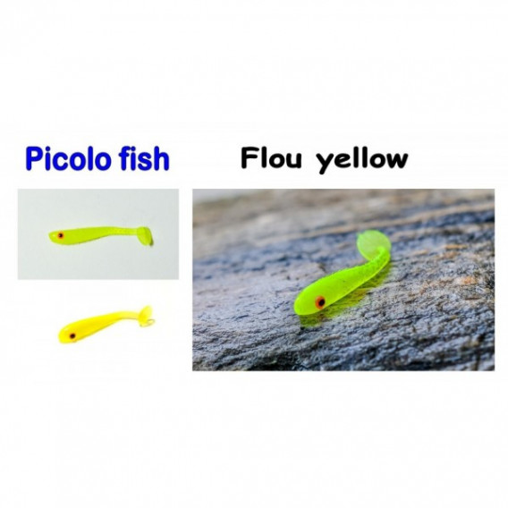 Picolo Fish, 38mm, 0,4g Varianta: Red with silver glitter-Z00203