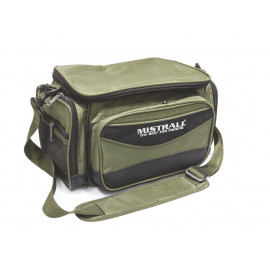 Mistrall rybářská taška s kapsami, 38x22x20 cm, zelená-MAM6009269