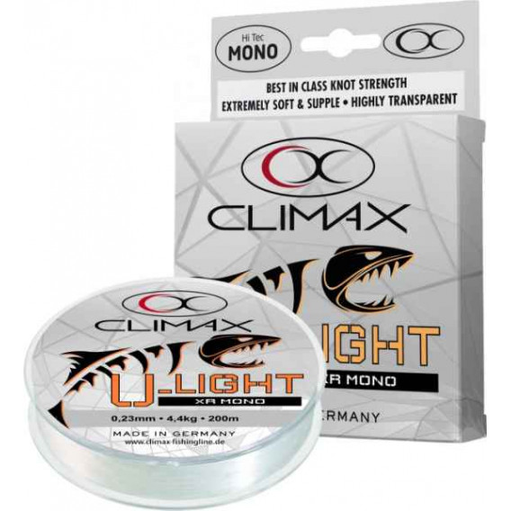 Silon U-Light XR Mono transparent 200m 0,10mm 1,0kg