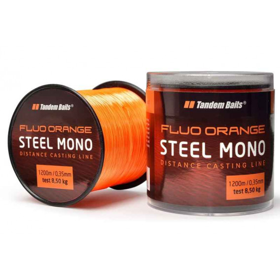 Silon Steel Mono Fluo orange 1200m 0,30mm
