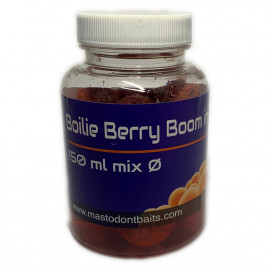 Mastodont Baits - Boilies Berry Boom v dipu 150ml mix průměrů-BM01099