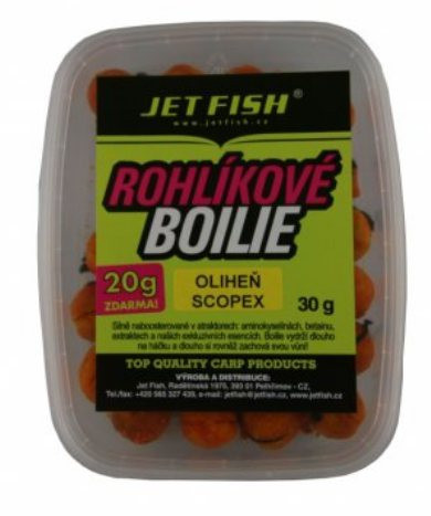 JetFish - Rohlíkové boilies - JAHODA