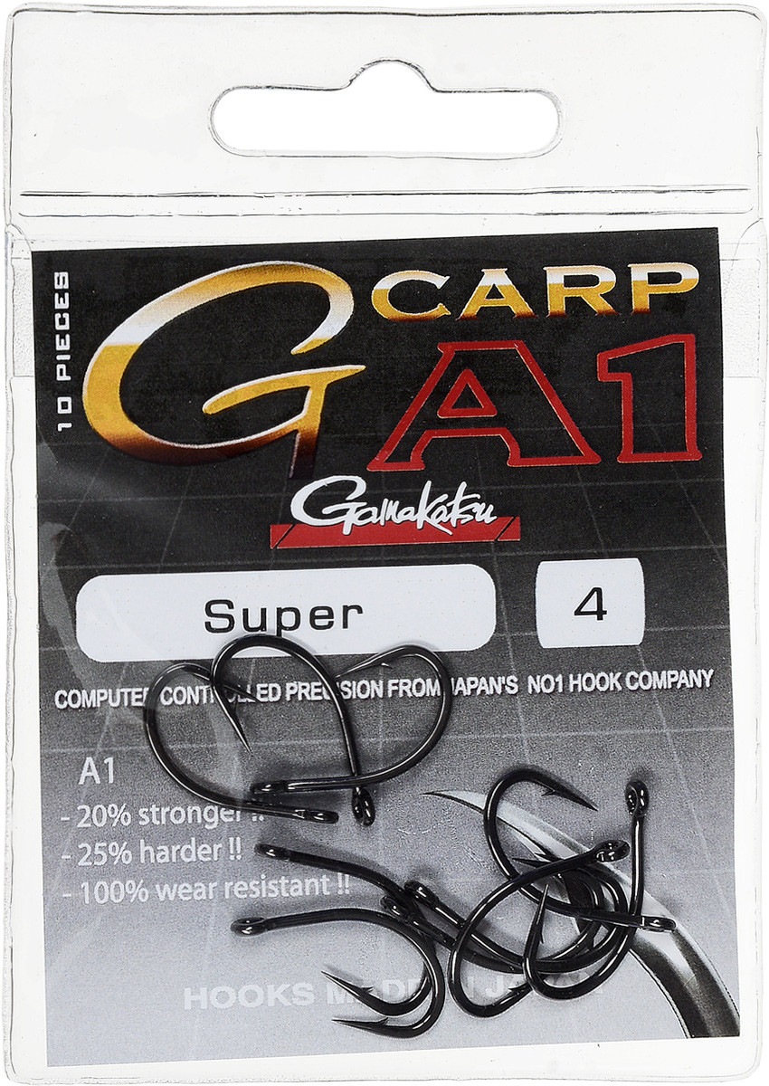 GAMAKATSU - Háčky G-Carp A1 Super vel.6