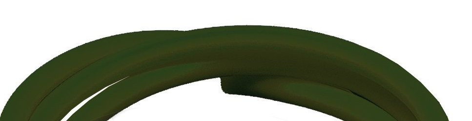 JSA fish Náhradní gumy do praků 4 X 8 mm - 100cm - ZELENÁ