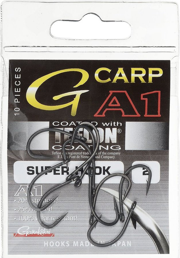 GAMAKATSU - Háčky G-Carp A1 Super Hook vel.2
