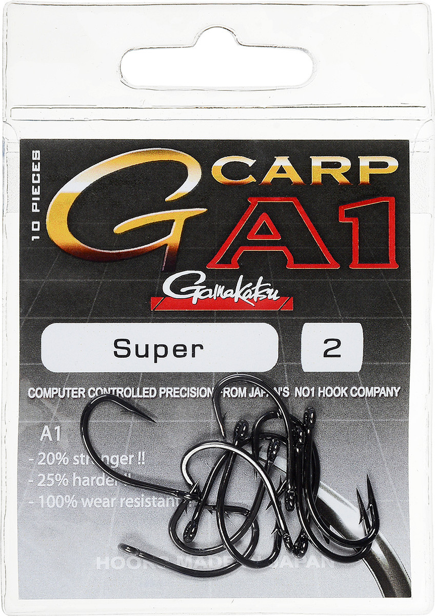 GAMAKATSU - Háčky G-Carp A1 Super vel.2