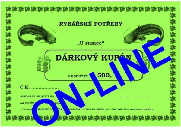 DÁRKOVÝ KUPÓN 2000 - ONLINE