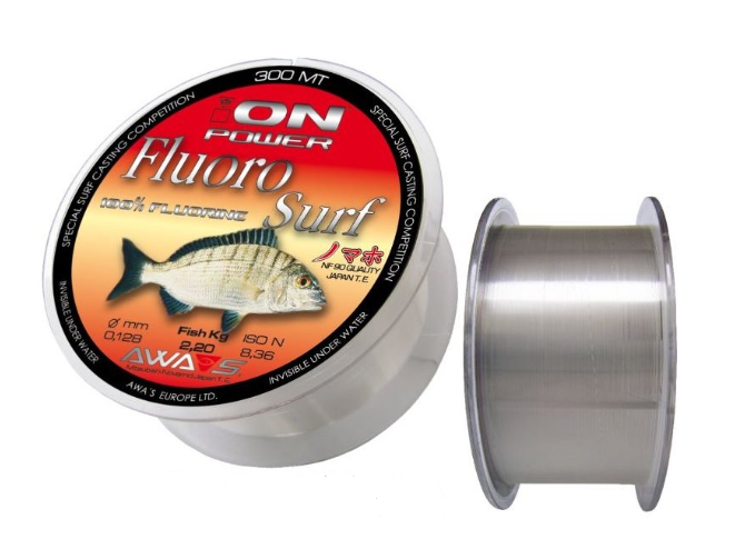 AWAS Vlasec Ion Power fluoro surf 0,30mm/11,95kg/300m