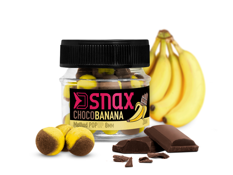 Nástraha D SNAX POP 12mm/20g-Čokoláda-Banán