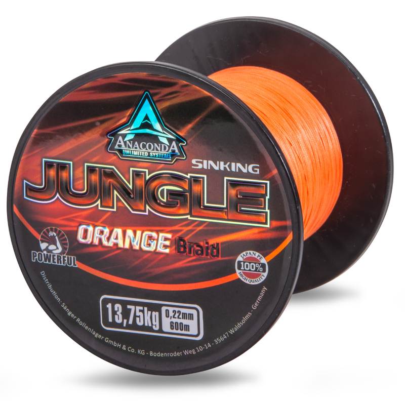 Anaconda šňůra Jungle Orange 0,28mm 600m-2421628