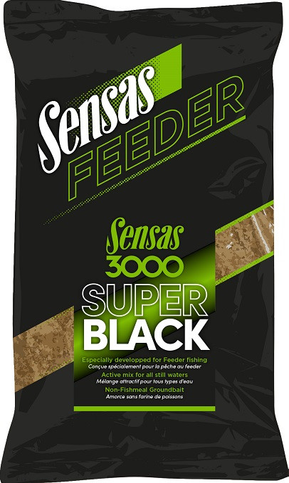 Sensas 3000 Super Black Feeder 1kg