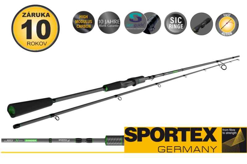 Přívlačový prut Sportex JIG-Xpert Zander 250cm / 15 - 45g