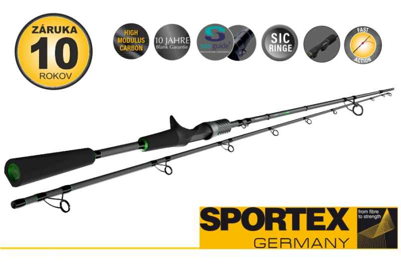 Přívlačový prut Sportex JIG-Xpert Zander Baitcast 235cm / 8 - 29g