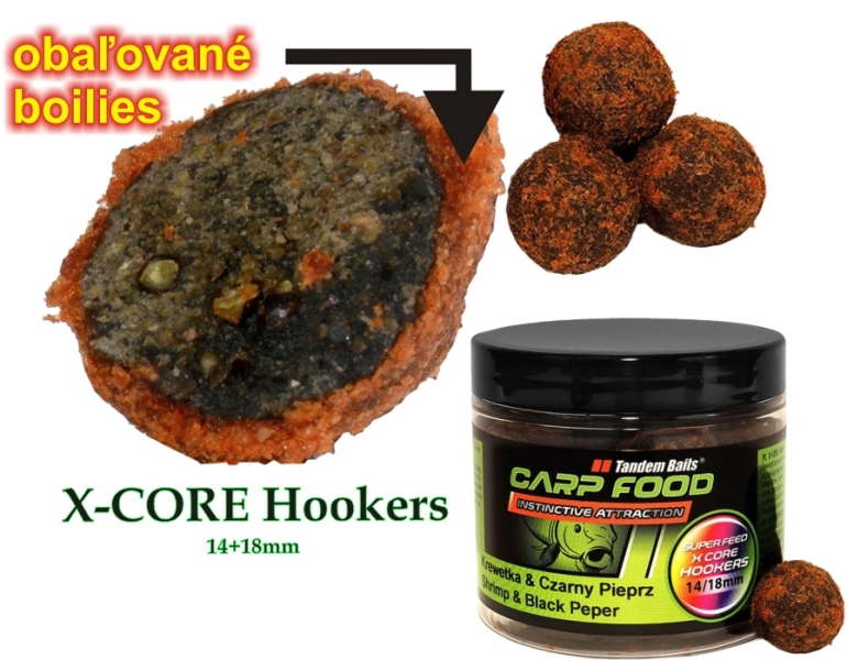 Super Feed X Core hookers 14/18, 200ml Squid Orange