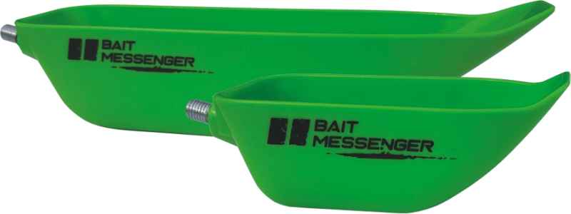 Zakrmovací lopatka Bait Messenger zelená velikost L: 26 x 7cm