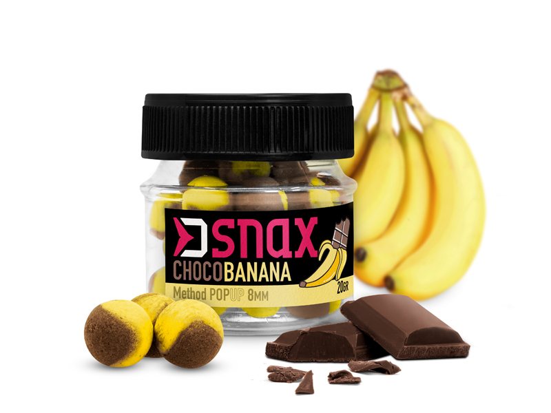 Nástraha D SNAX POP 8mm/20g-Čokoláda-Banán