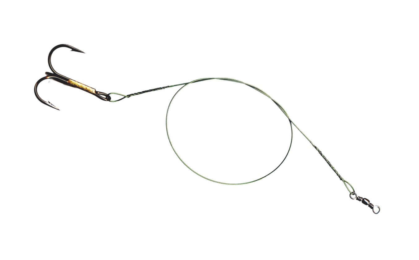 Mistrall lanko s trojháčkem 25 cm, 11 kg VMC Hook, 2 ks/bal-MAM6310046