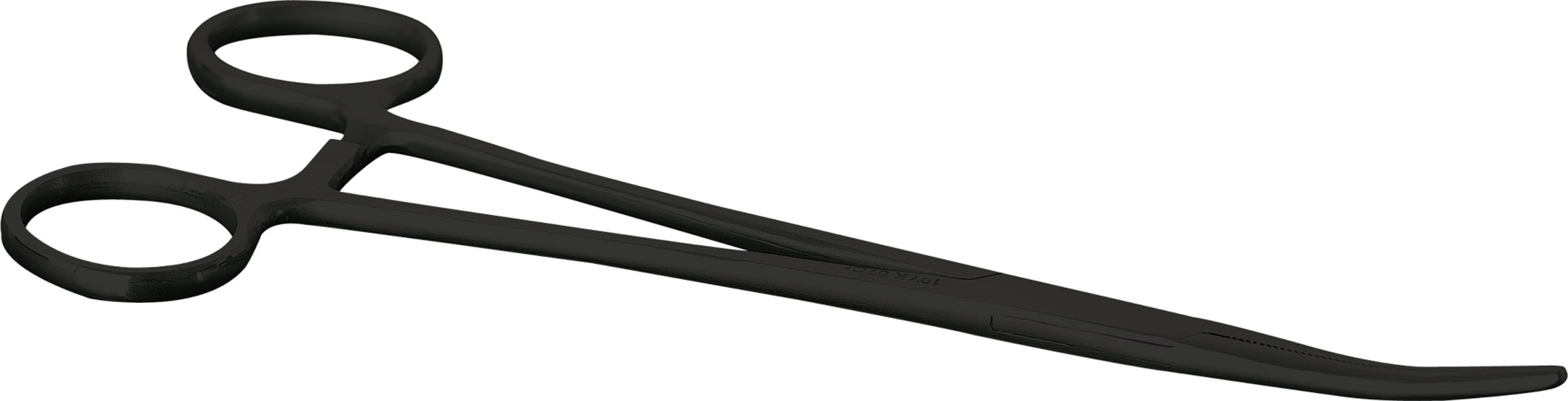 Saenger Pean tmavý - zahnutý, 14cm-9700614