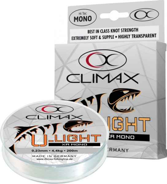 Silon U-Light XR Mono transparent 200m 0,16mm 2,5kg