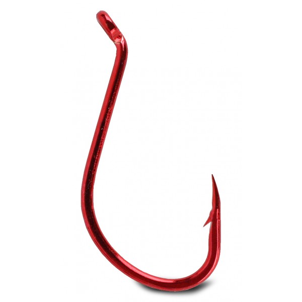 Iron Claw háček Drops Shot Hooks červený velikost 1, 10 ks-8677301