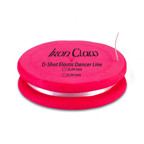 Iron Claw elastický vlasec D-Shot Elastic Dancer Line 0,50 mm 3 m-8677450