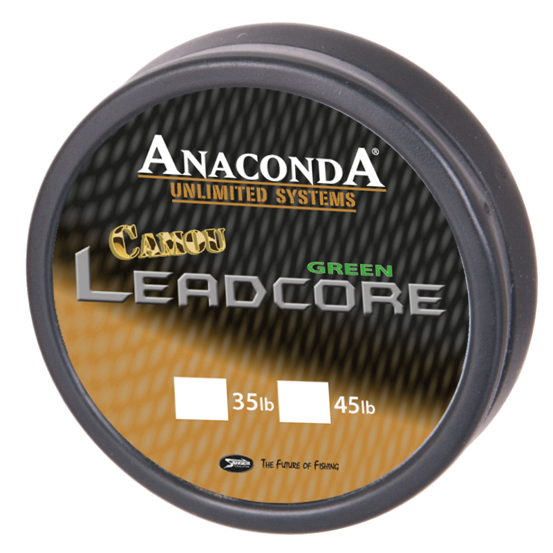 Anaconda pletená šňůra Camou Leadcore 35 lb zelená-2223735