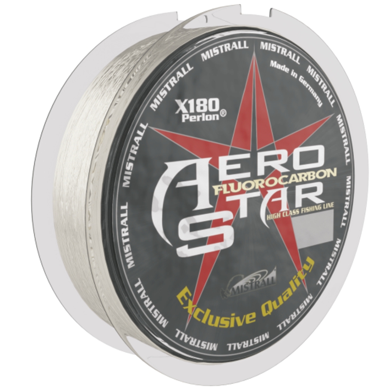 Mistrall vlasec potažený fluorocarbonem Aero star 0,18mm 150m-MZM3310018